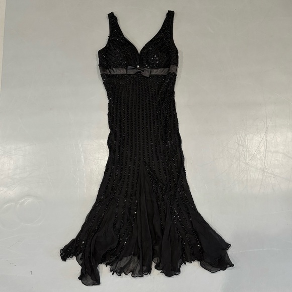 Vintage Pronovias Beaded Evening Gown - Picture 1 of 5